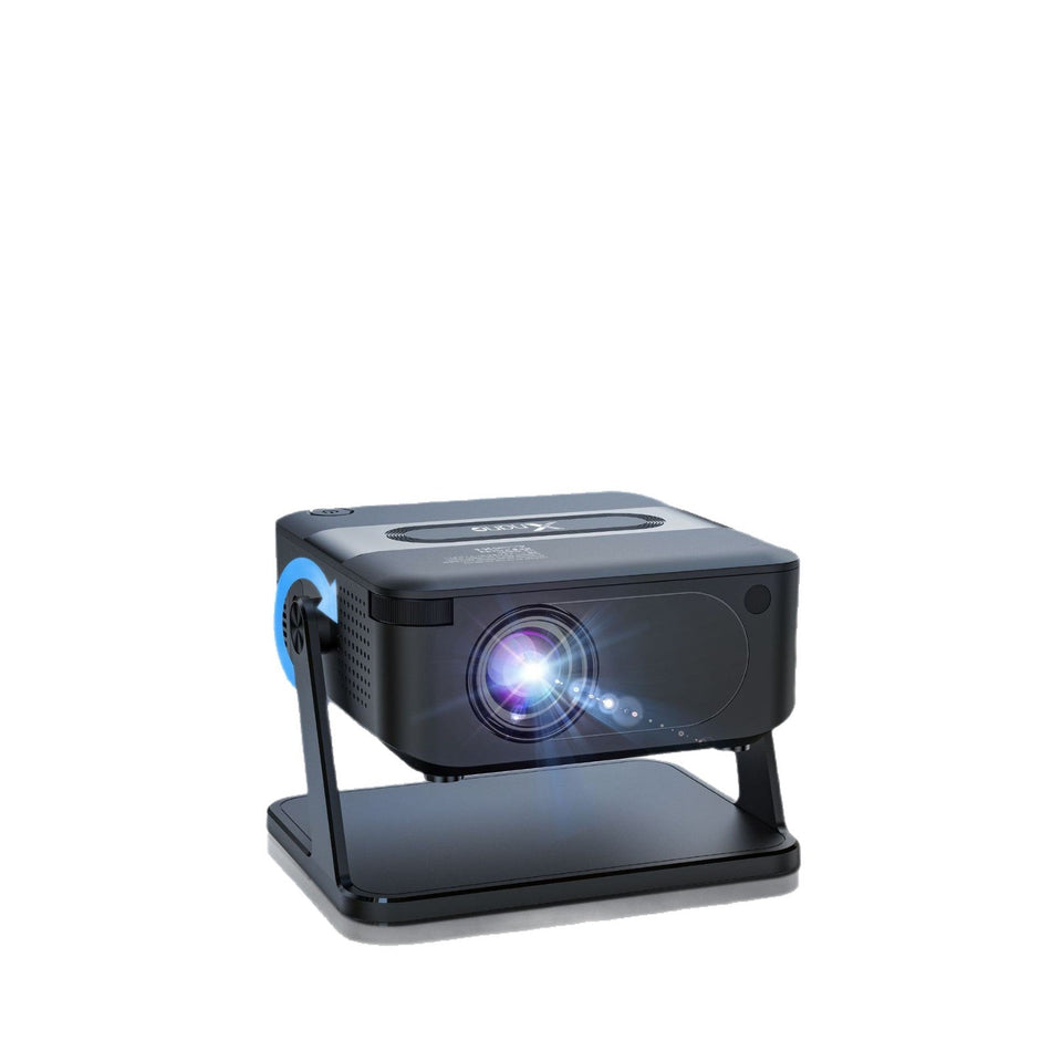 Portable 4K Projector for Bedroom Wall Projection and Home