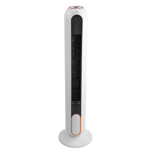 Blade-Free Tower Fan with Quiet Cooling and Heating