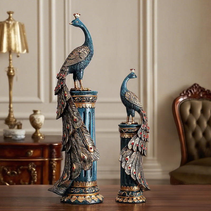 New Chinese Style Peacock Decorative Ornament for Home