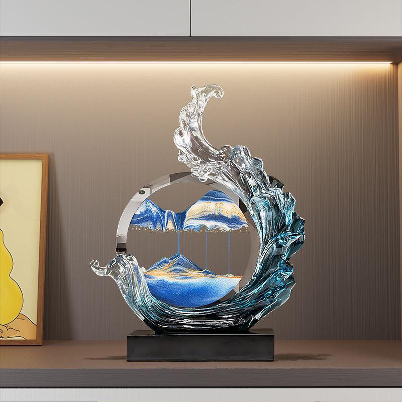Flowing Sand Art Decoration for Living Room and Office