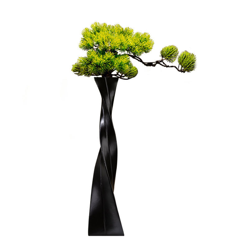 Modern Resin Flower Vase Decor for Living Room and Desk