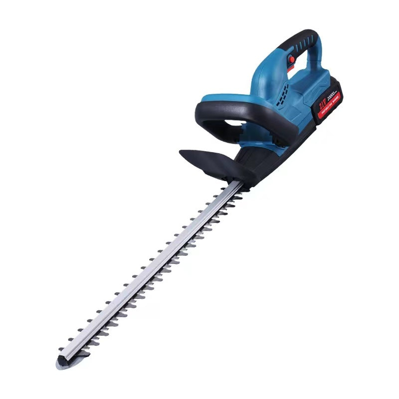 Cordless Brushless Hedge Trimmer with Double-Edged Accessory