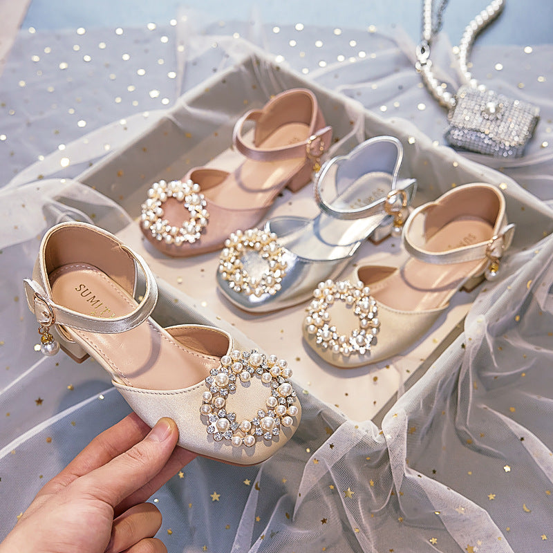 Girls' Sweet Academy Closed-Toe Princess Sandals