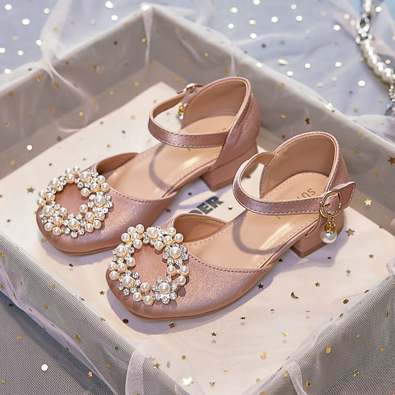 Girls' Sweet Academy Closed-Toe Princess Sandals