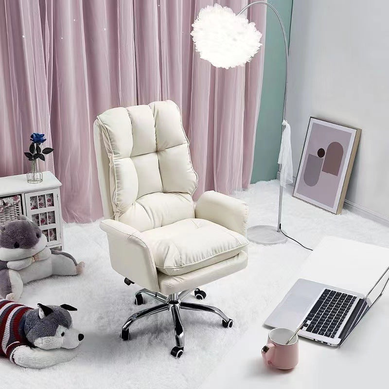 Cute Adjustable Swivel Office Chair with Lifting Backrest