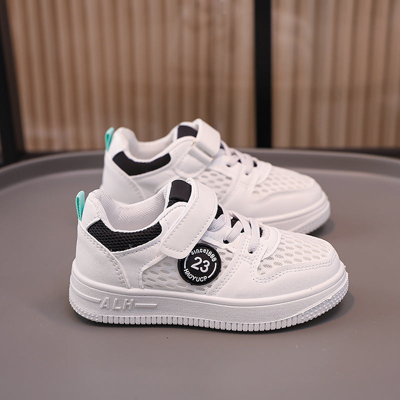 Breathable Mesh Sneakers for Kids, Anti-Slip Rubber Sole