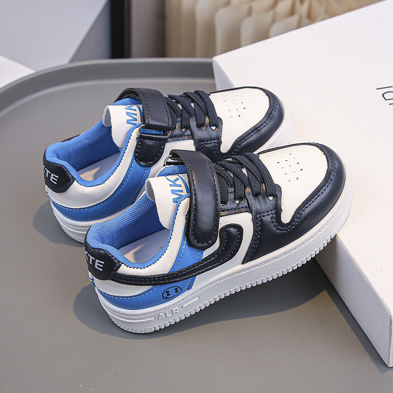 Low-Top Casual Sneakers for Kids, Breathable Korean Style