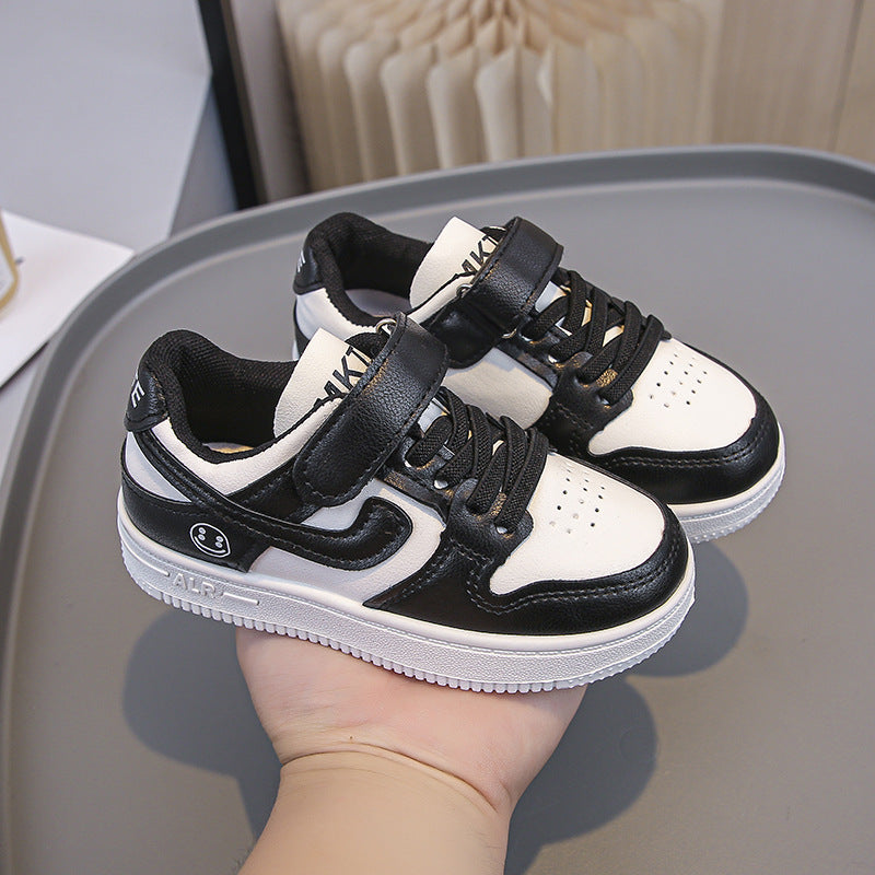 Low-Top Casual Sneakers for Kids, Breathable Korean Style