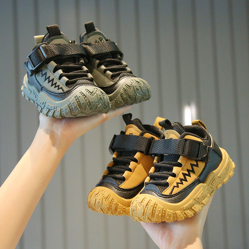 Soft-Sole Hiking Shoes for Kids, Lightweight Design