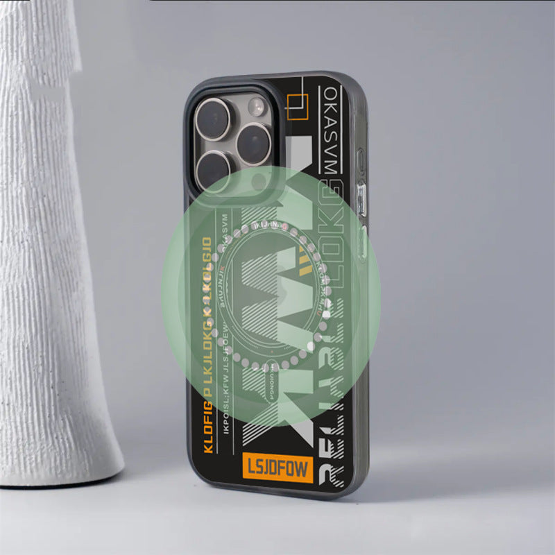 Letter Magnetic Phone Case for Apple 17 Pro Max and 16 Pro
