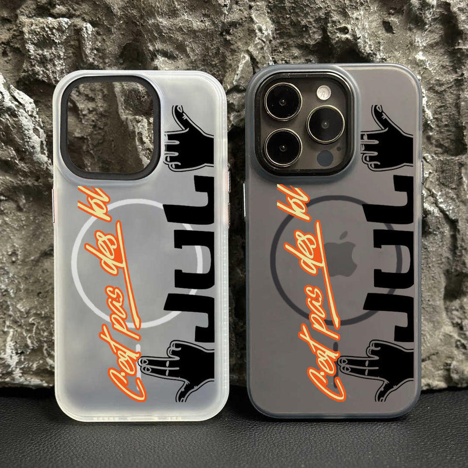 Rap Gesture Magnetic Phone Case for iPhone 17 Pro Max