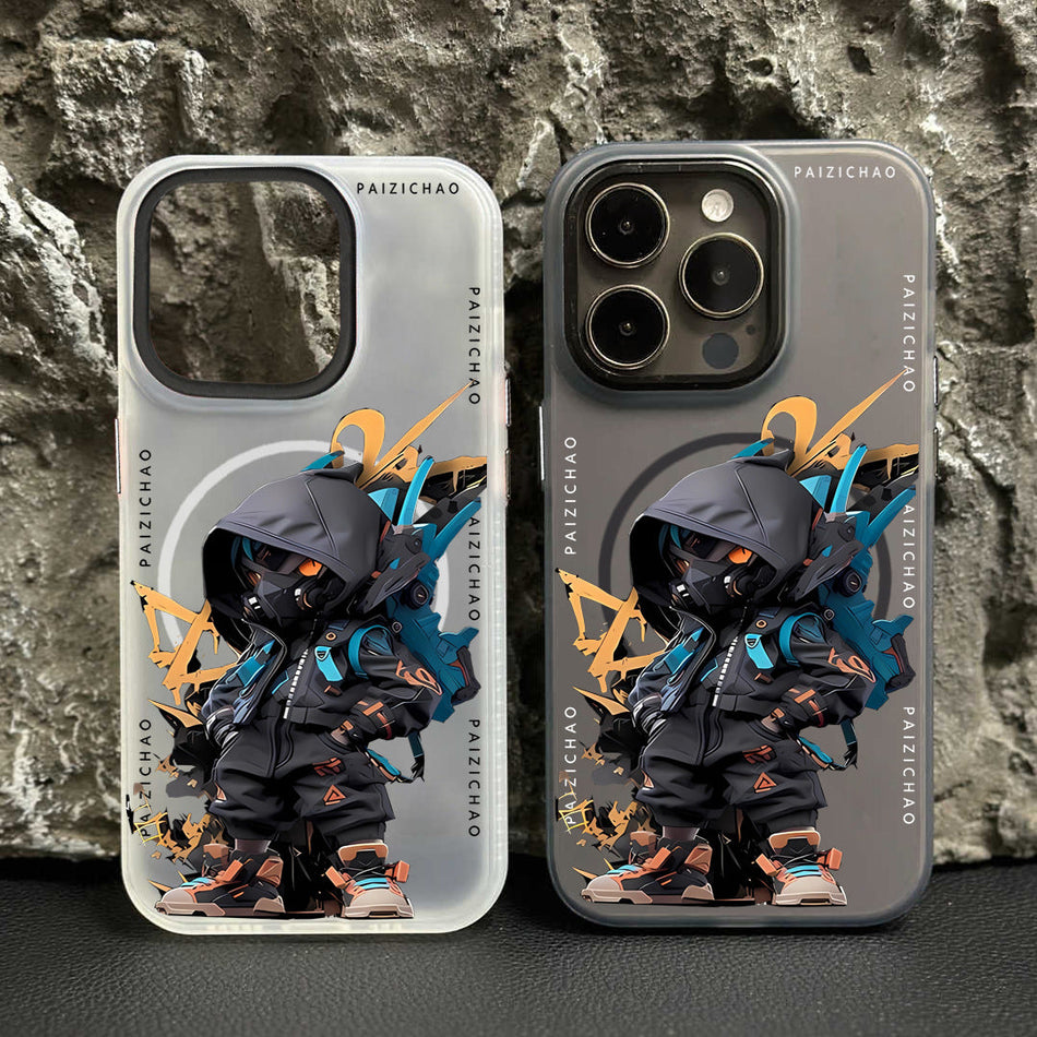 Mecha Boy Magnetic Phone Case for Apple 17 Pro Max and 16 Pro