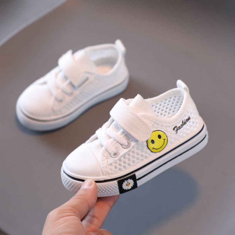 Hollow Mesh Kids Sneakers, Breathable Summer Fit