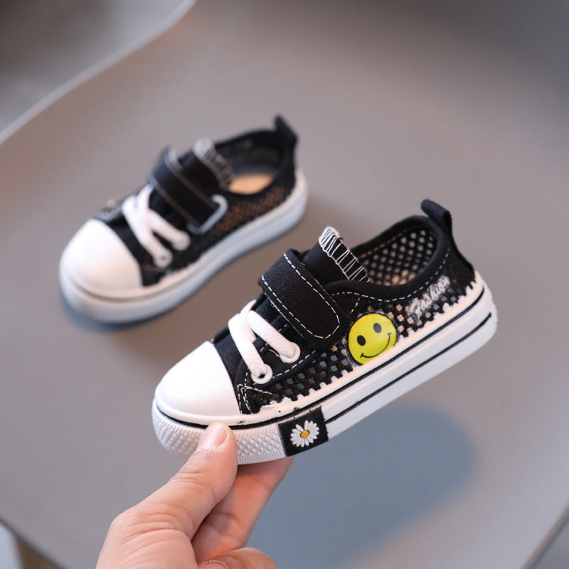 Hollow Mesh Kids Sneakers, Breathable Summer Fit