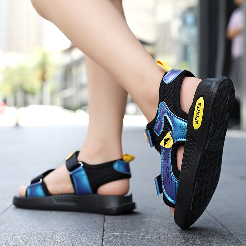 Zhuo Yuan EVA Beach Sandals, Slip-On Round-Toe Fit