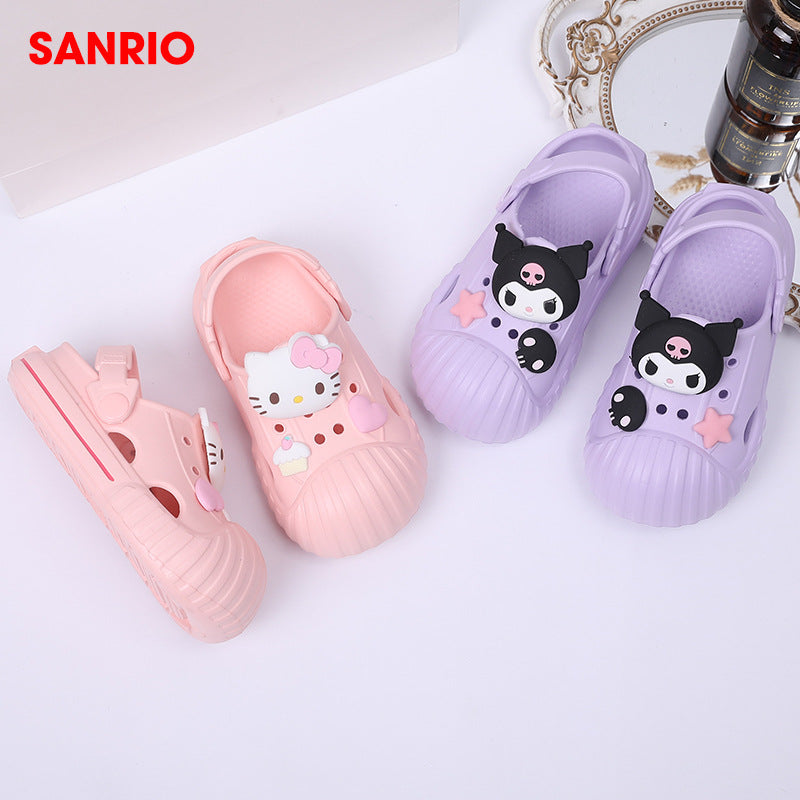 EVA Cartoon Baotou Sandals, Non-Slip Wading Fit