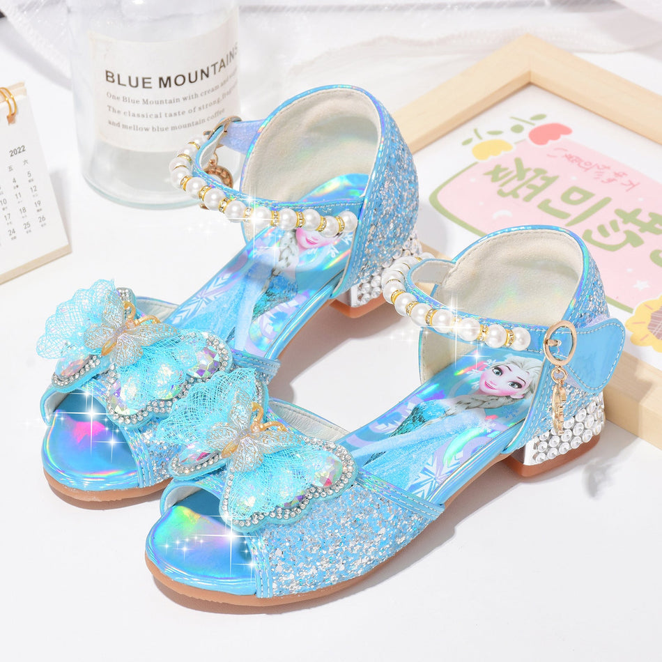 Rhinestone Princess Sandals, Soft-Soled Crystal Fit