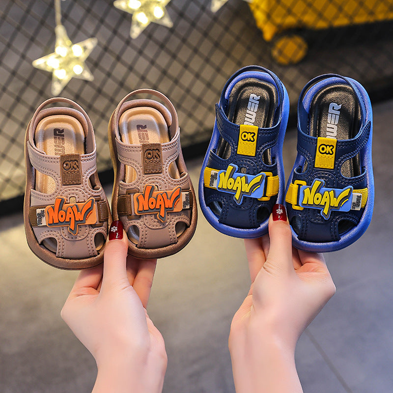 Cartoon Toddler Sandals, Waterproof Soft-Soled Fit