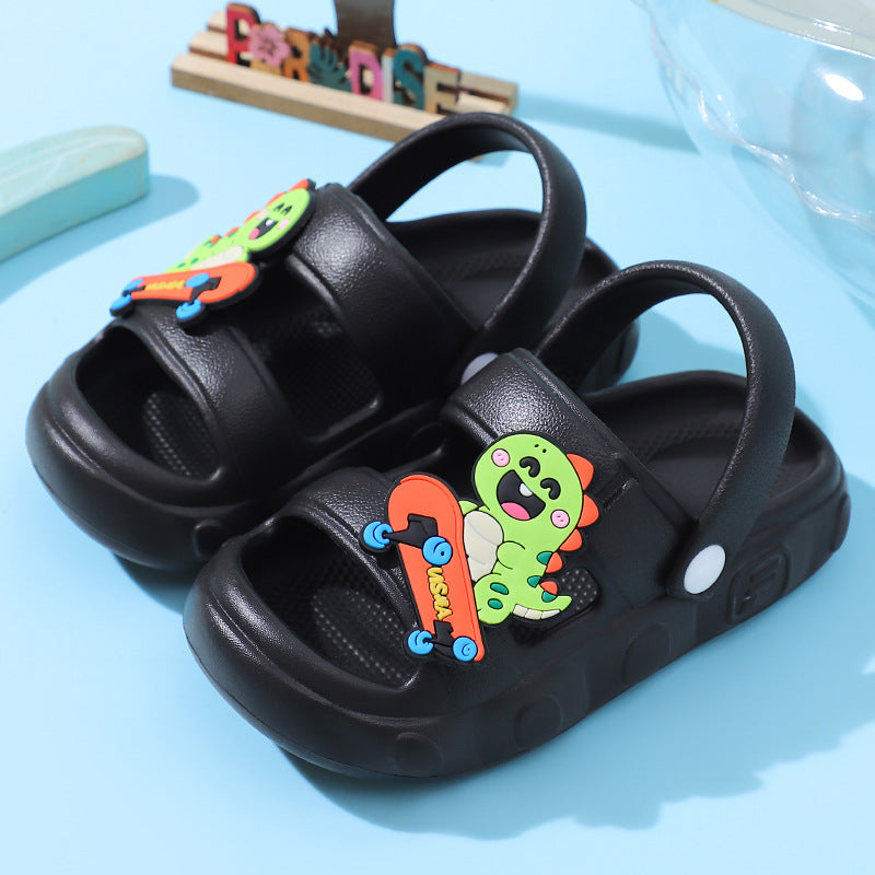EVA Foam Cartoon Sandals, Round-Toe Non-Slip Fit