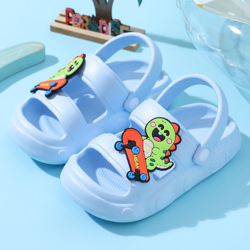 EVA Foam Cartoon Sandals, Round-Toe Non-Slip Fit
