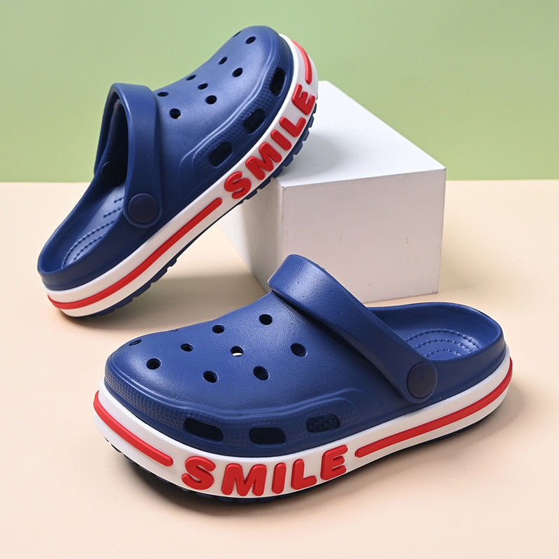 EVA Cartoon Clogs, Buckle Baotou Non-Slip Fit