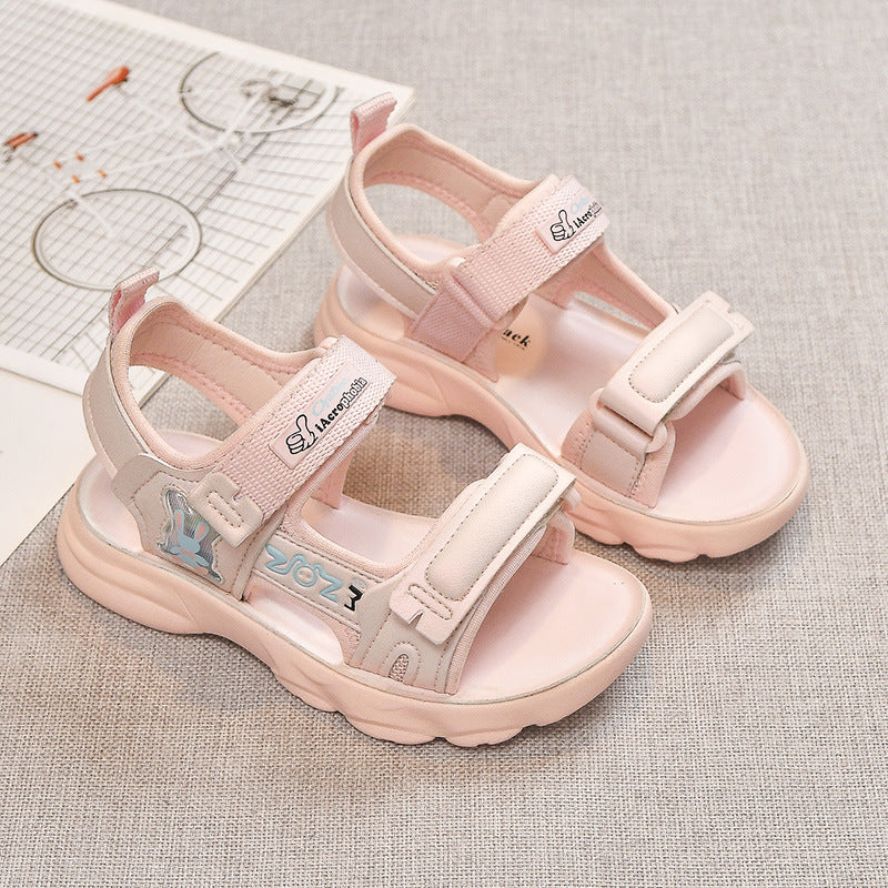 Jay Chong Cowhide Sandals, Sequin Open-Toe Fit