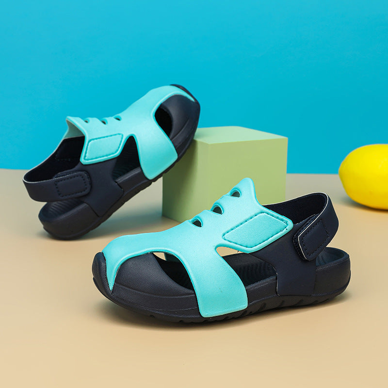 Trendy Brand EVA Baotou Sandals, Hole-Shoe Beach Fit