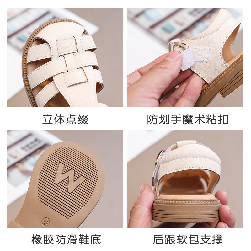Dance Ma Leather Princess Sandals, Closed-Toe Fit