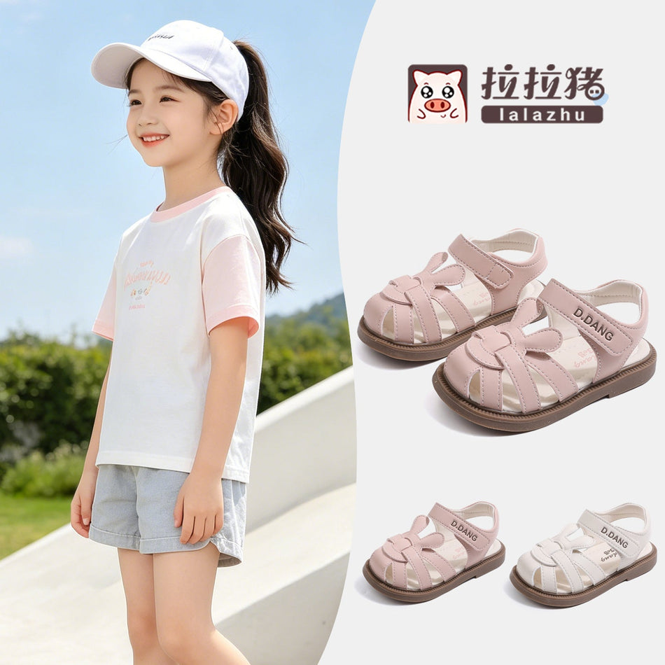 Pig Bow-Detail Sandals, Closed-Toe Breathable Fit