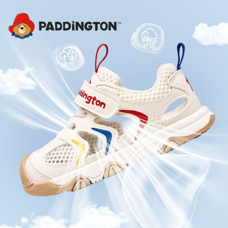 Non-Slip Breathable Cartoon Toddler Sandals with Velcro Strap