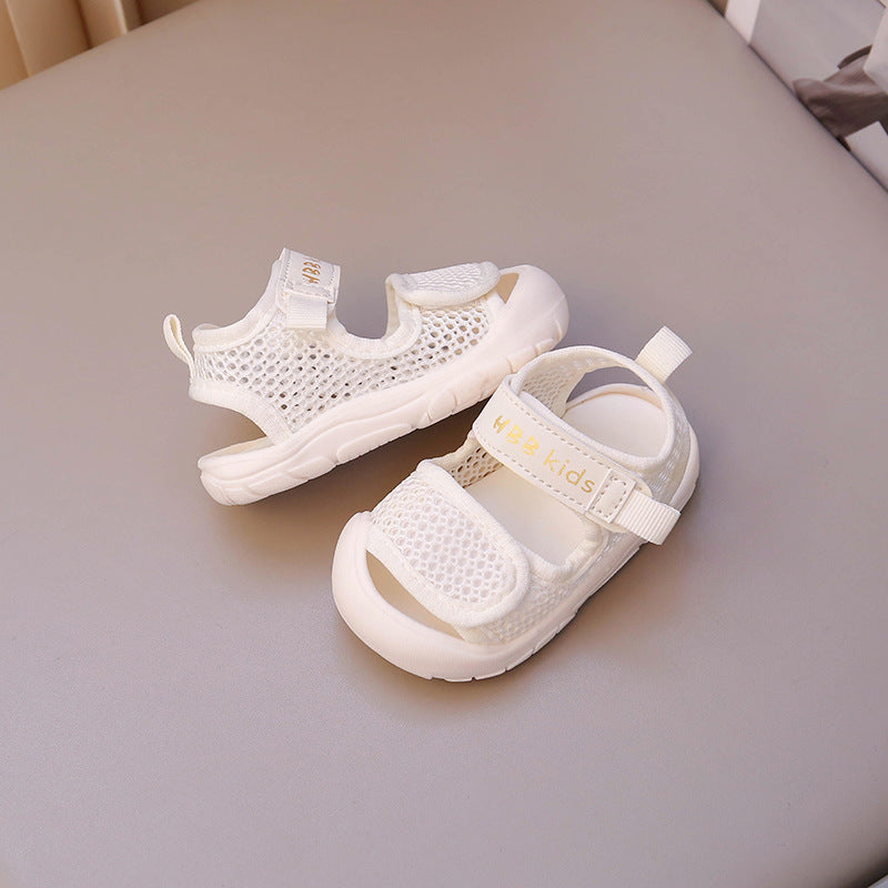 Breathable Mesh Toddler Sandals with Soft PVC Sole