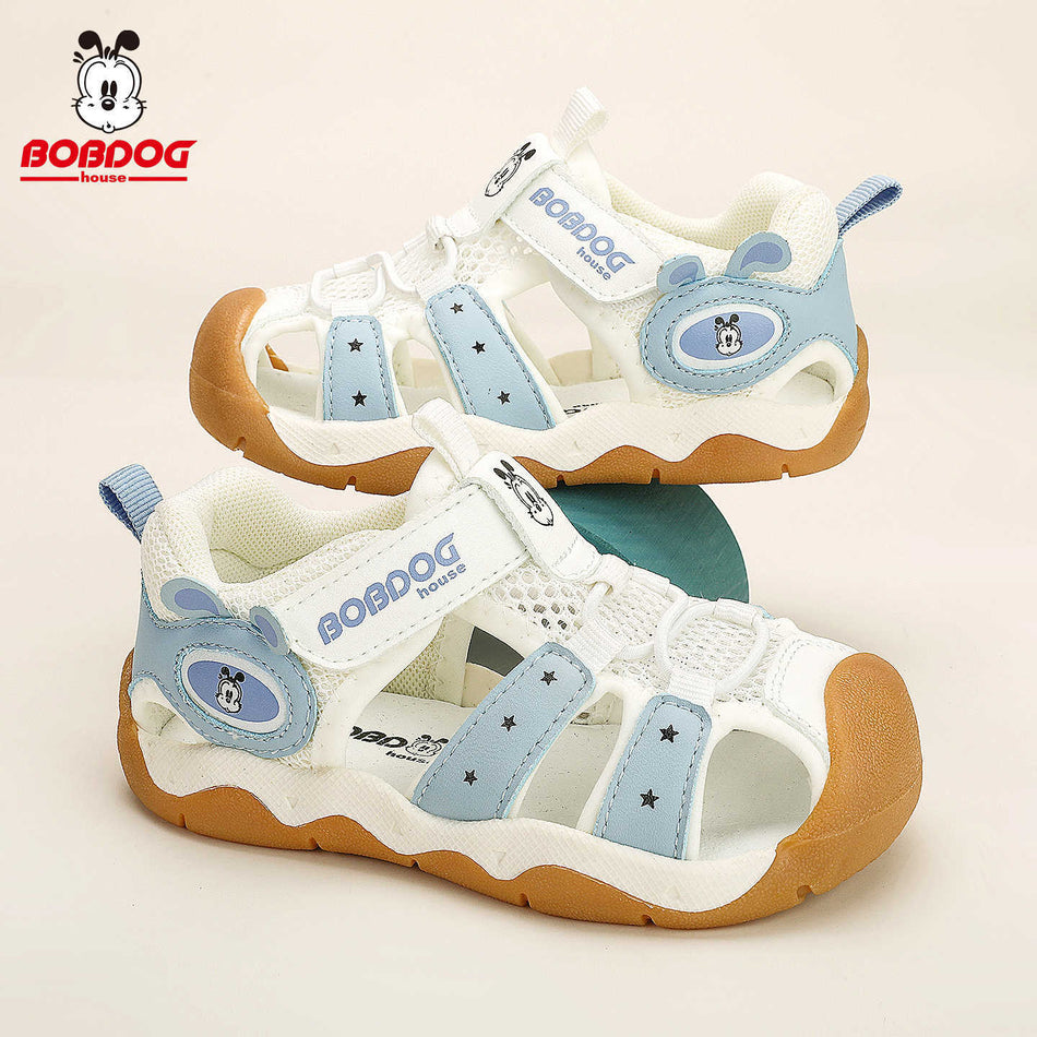 Breathable Mesh Toddler Sports Sandals with Soft TPR Sole
