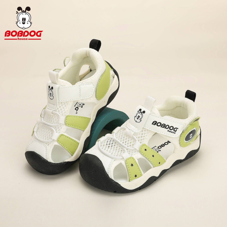 Breathable Mesh Toddler Sports Sandals with Soft TPR Sole