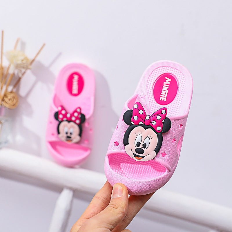 Baotou Cartoon Toddler Slides with Anti-Slip Sole