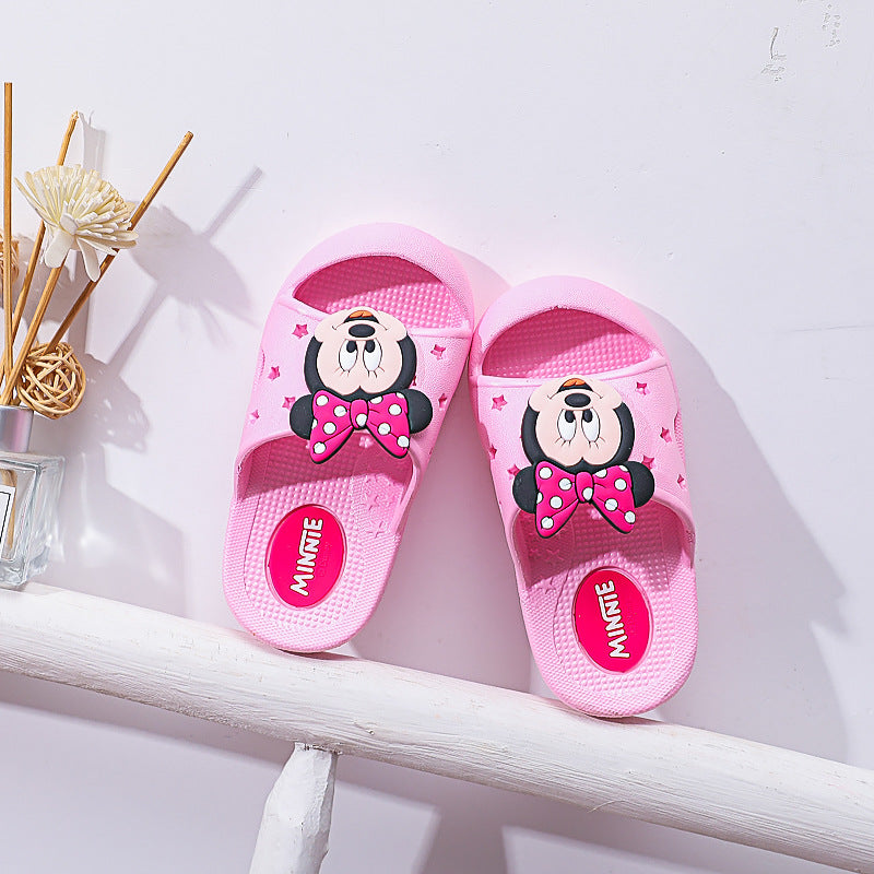 Baotou Cartoon Toddler Slides with Anti-Slip Sole