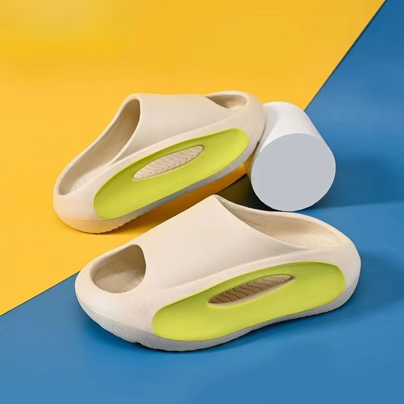 Color-Block Kids' Slide Sandals in Lightweight EVA Foam