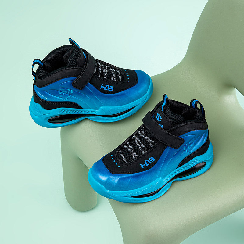Solid Color Kids' Dad Shoes with Synthetic Leather Upper