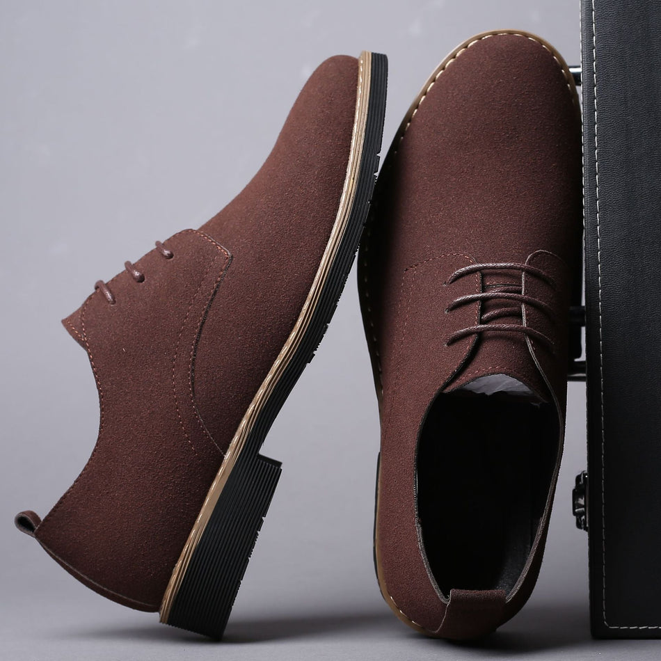 Velvet Casual Men’s Shoes – Winter Style in Big Sizes