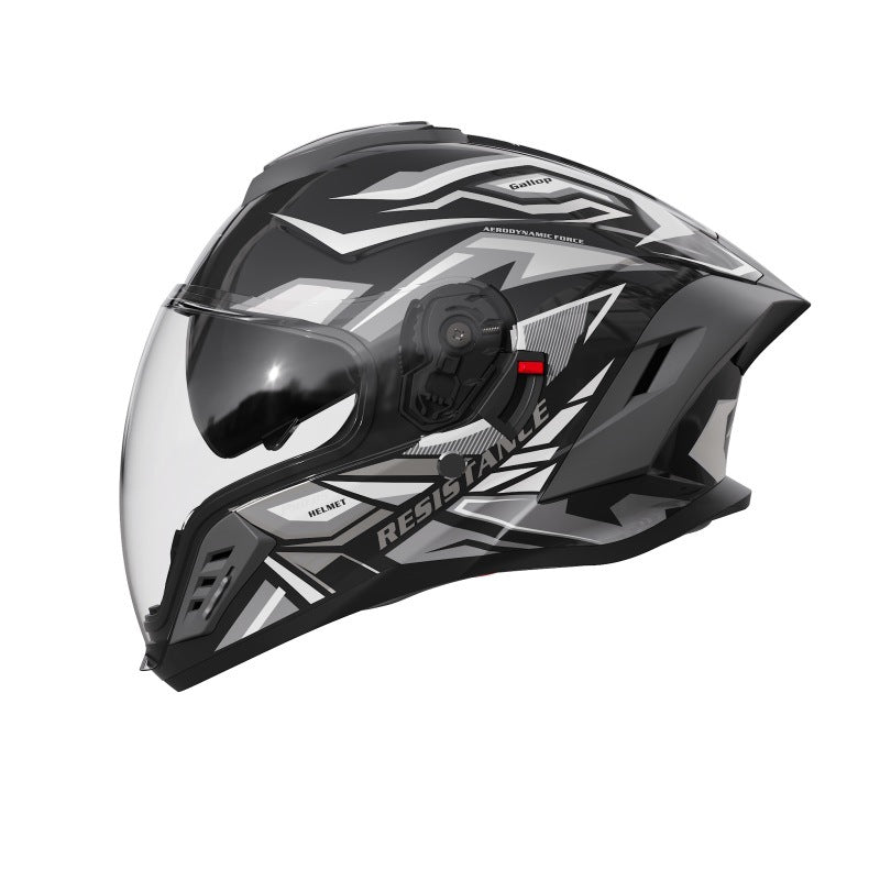 3C DOT Full Face Motorcycle Helmet for Men and Women