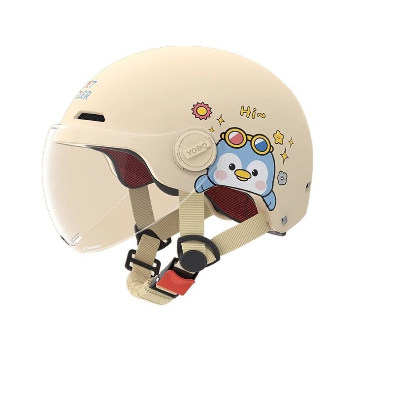 ABS 3C Certified Kids Half Helmet with Penguin Design Options