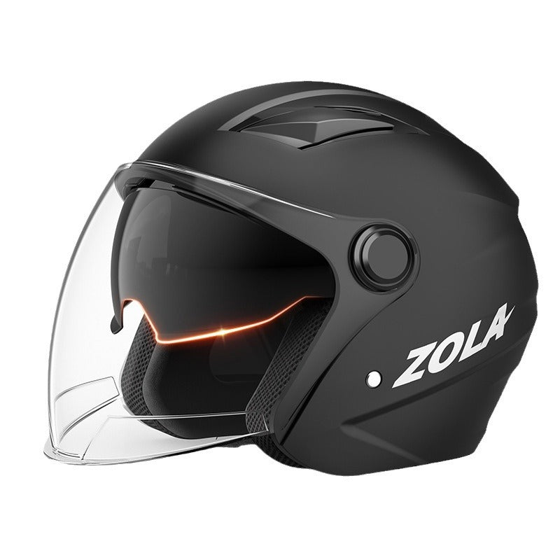 ABS 3C Certified 3/4 Helmet with Single or Double Mirror