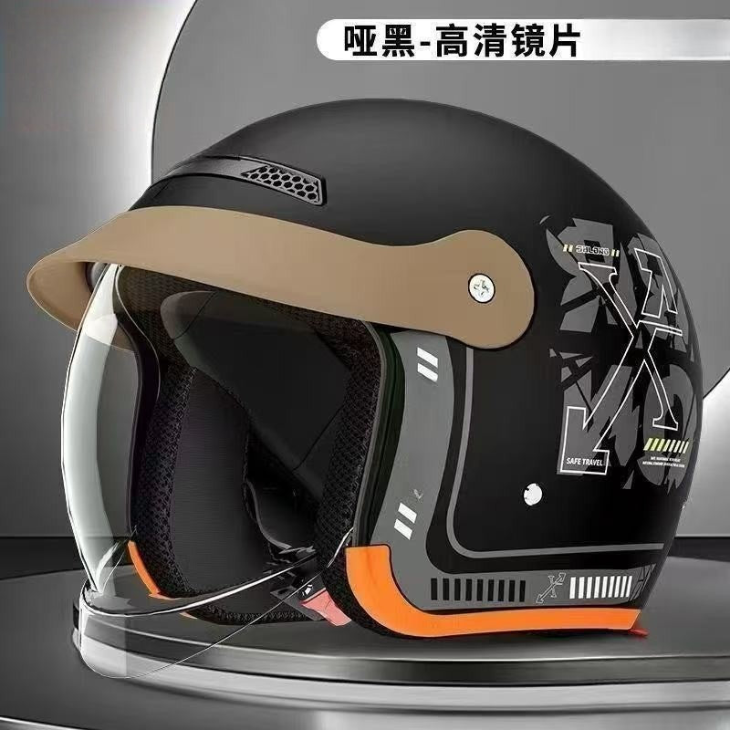 PP Full Face Electric Vehicle Helmet with Detachable Neck Warmer