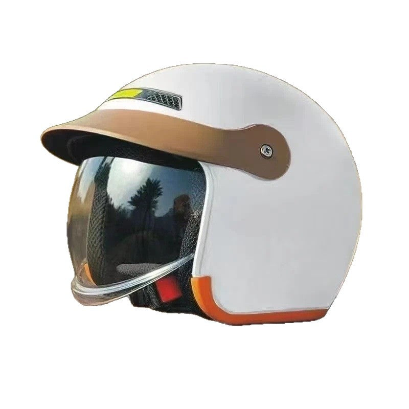PP Half Helmet for Adults, Unisex Electric Vehicle Riding Helmet