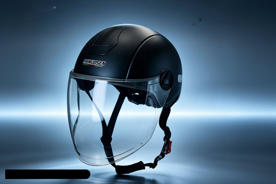 ABS 3/4 Electric Vehicle Helmet for Adults, Large Size 62–68 cm