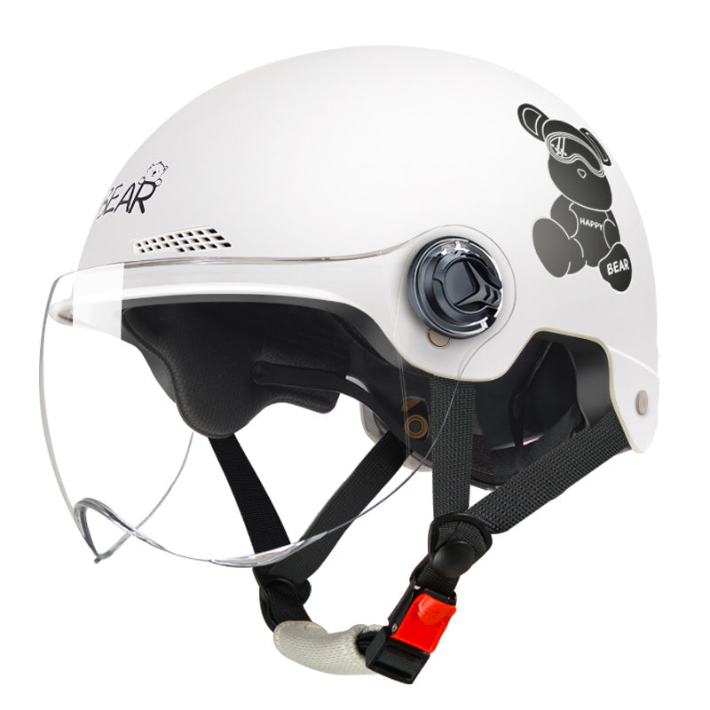 ABS 3C Certified Half Helmet with Pony and Bear Designs