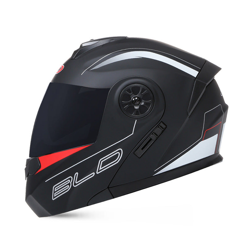 ABS Full Face Motorcycle Helmet with Mask and Lens Options