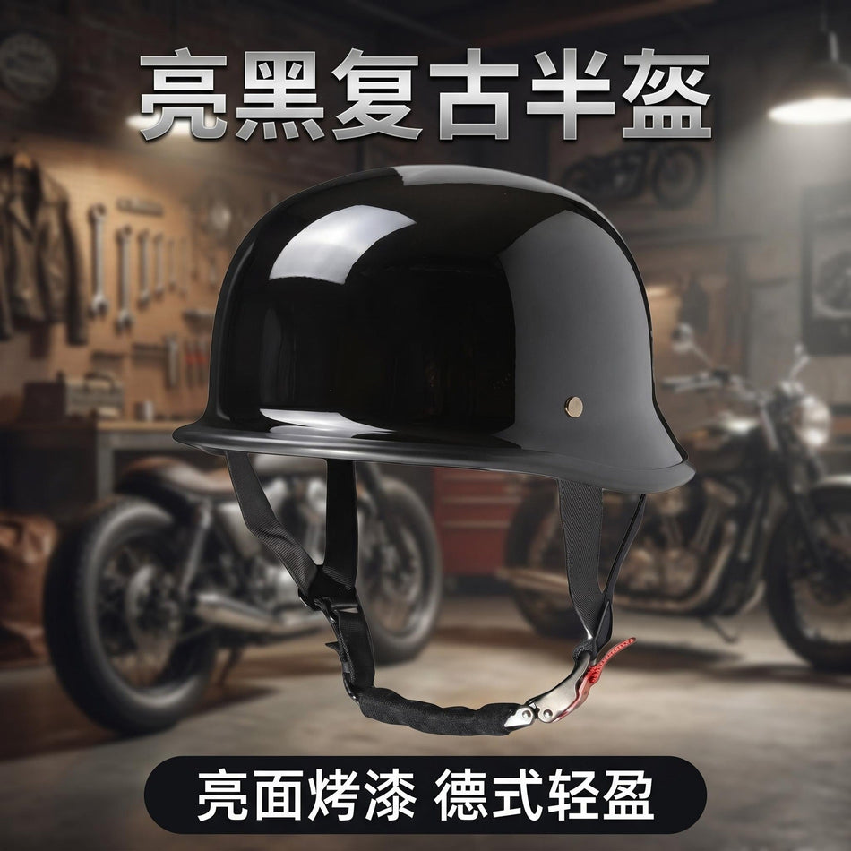 ABS 3C Certified Vintage Motorcycle Helmet in Large Sizes