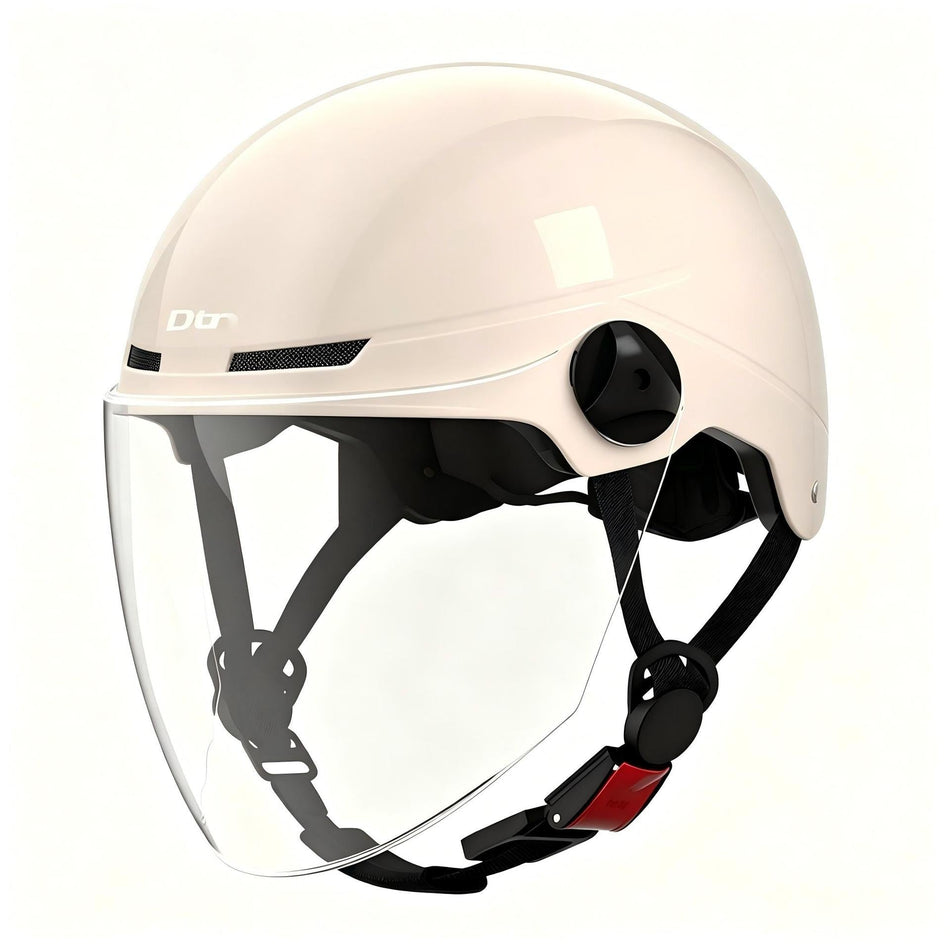 ABS 3C Certified Half Helmet with Long Mirror Options