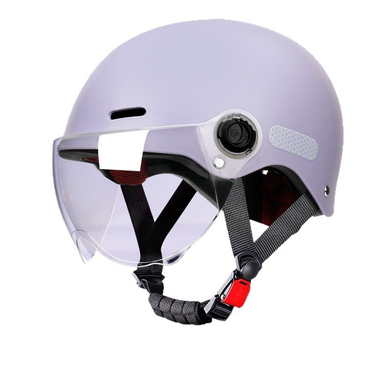 ABS 3C CY-03 Half Helmet with Anti-Fog and Sun Protection