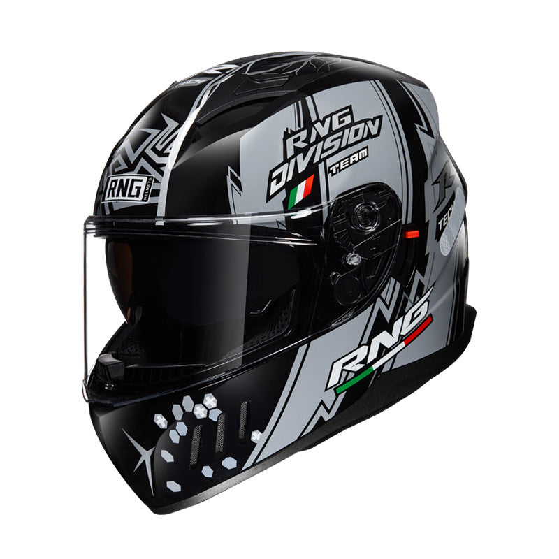 ABS 3C BY-168 Motorcycle Helmet with Double Lens, 7 Colors